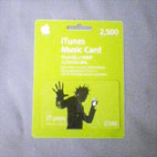 iTunes Music Card