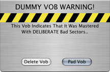 Dummy VOB Warning