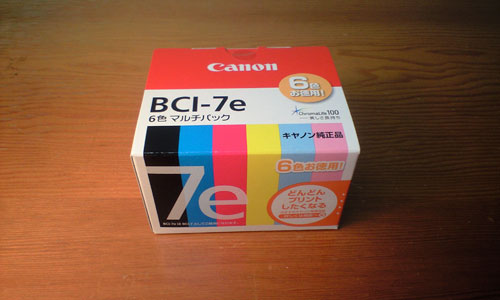 Canon Ink-Tank BCI-7e ６色マルチパック