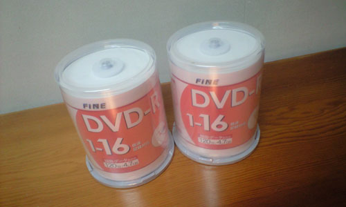 DVD-R　100枚スピンドル