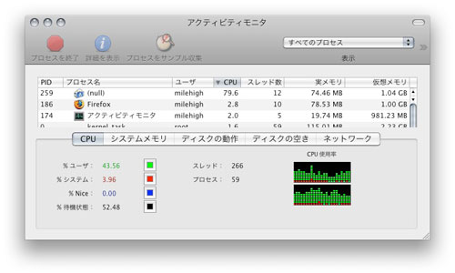 6GBで稼働中