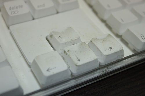ものすごく汚いキーボード