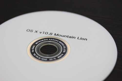 OS X Mountain Lion install DVD
