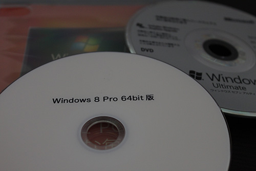 Windows 8 Pro 64bit バックアップ DVD