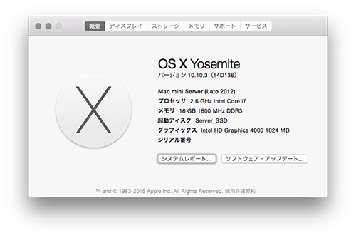 OS X Yosemite v10.10.3