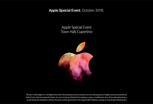 Apple Special Event, October 2016.