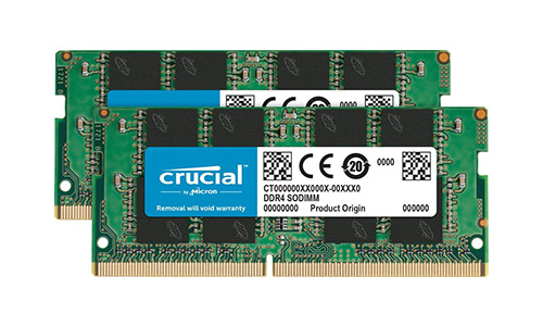 crucial 32GBキット 16GBx2 260-pin SO-DIMM DDR4 2666MHz PC4-21300
