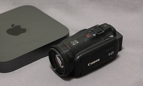 Mac mini 2018 Canon iVIS HF G10 - Stuido Milehigh