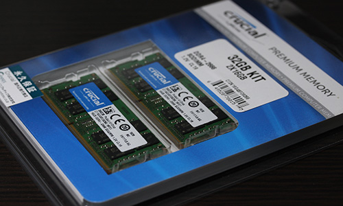 Crucial SO-DIMM 260-pin DDR4 2666MHz PC-21300 16GBx2 - Studio Milehigh