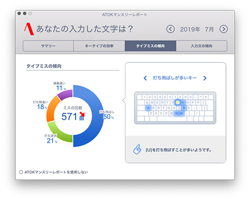 ATOK マンスリーレポート 2019.07 - Studio Milehigh