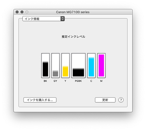 Canon PIXUS MG 7130 インク情報 - Studio Milehigh -