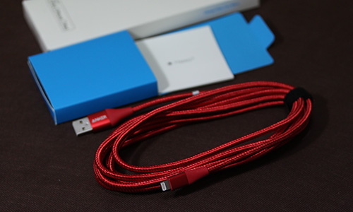 Anker PowerLine+ II ライトニング Lightning USB ケーブル（3.0m）Red レッド A8454091 - Studio Milehigh