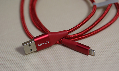 Anker PowerLine+ II ライトニング Lightning USB ケーブル（0.9m）レッド A8452091 - Studio Milehigh