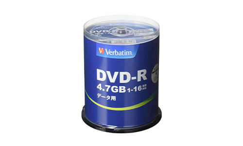 Verbatim バーベイタム 1回記録用 DVD-R 4.7GB 100枚 ホワイトプリンタブル 1-16倍速 片面1層 DHR47JP100V4