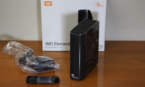 WD デスクトップHDD 4TB USB3.0 WD Elements Desktop 外付けハードディスク / WDBBKG0040HBK-JESN 2年保証