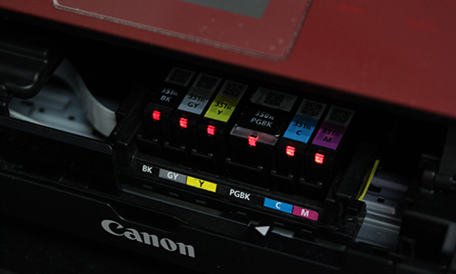 Canon PIXUS MG7130 RED キヤノン Canon 純正 インク カートリッジ BCI-351XL(BK/C/M/Y/GY)+BCI-350XL 6色マルチパック 大容量タイプ BCI-351XL+350XL/6MP - Studio Milehigh