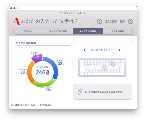 ATOK マンスリーレポート 2025.08 - Studio Milehigh