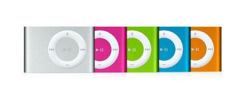 iPod shuffle 5 colors
