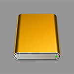 外付けハードディスク アイコン External HDD icon - Studio Milehigh