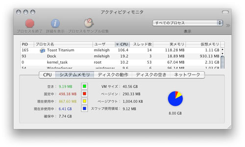 メモリ8GB ram