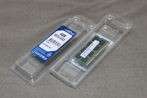 crucial メモリ 4GB