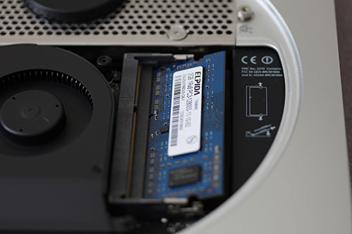 Mac mini Late 2012 ram