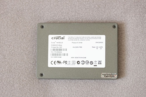 Mac mini Late 2012 SSD crucial m4